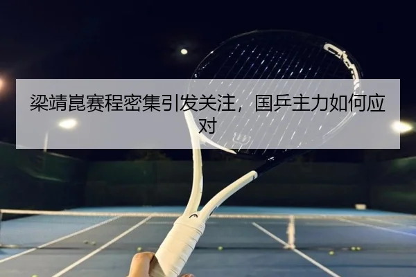 梁靖崑赛程密集引发关注，国乒主力如何应对